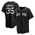 Davalo B.Red Sox #35 Garrett Crochet Player Black Home Game Stitched Jerseys