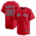 Davalo B.Red Sox #35 Garrett Crochet Player Red Limited Home Game Stitched Jerseys