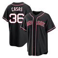 Davalo B.Red Sox #36 Triston Casas Player Black Out Home Game Stitched Jerseys