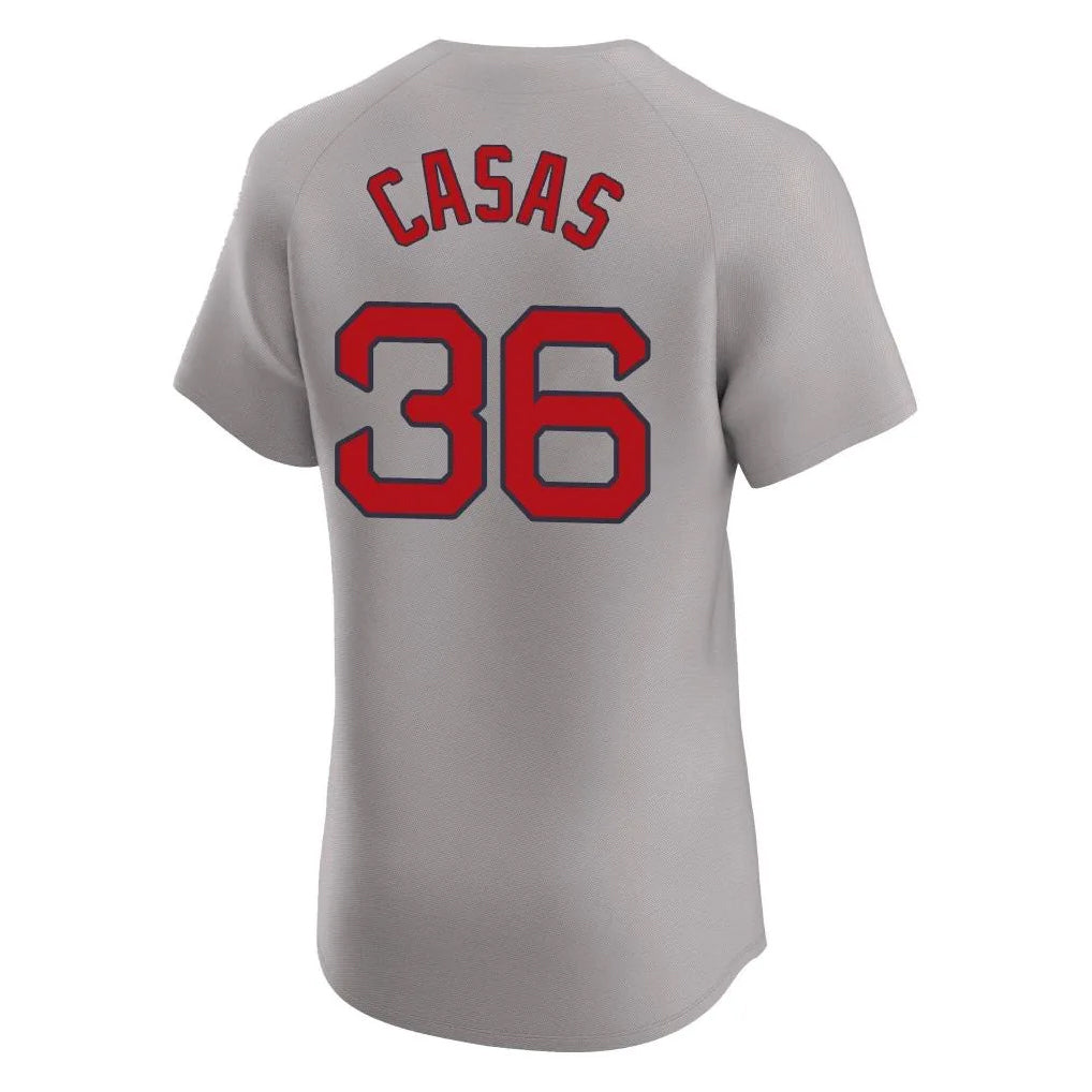 Davalo B.Red Sox #36 Triston Casas Player Gray Road Limited Elite Home Game Stitched Jerseys