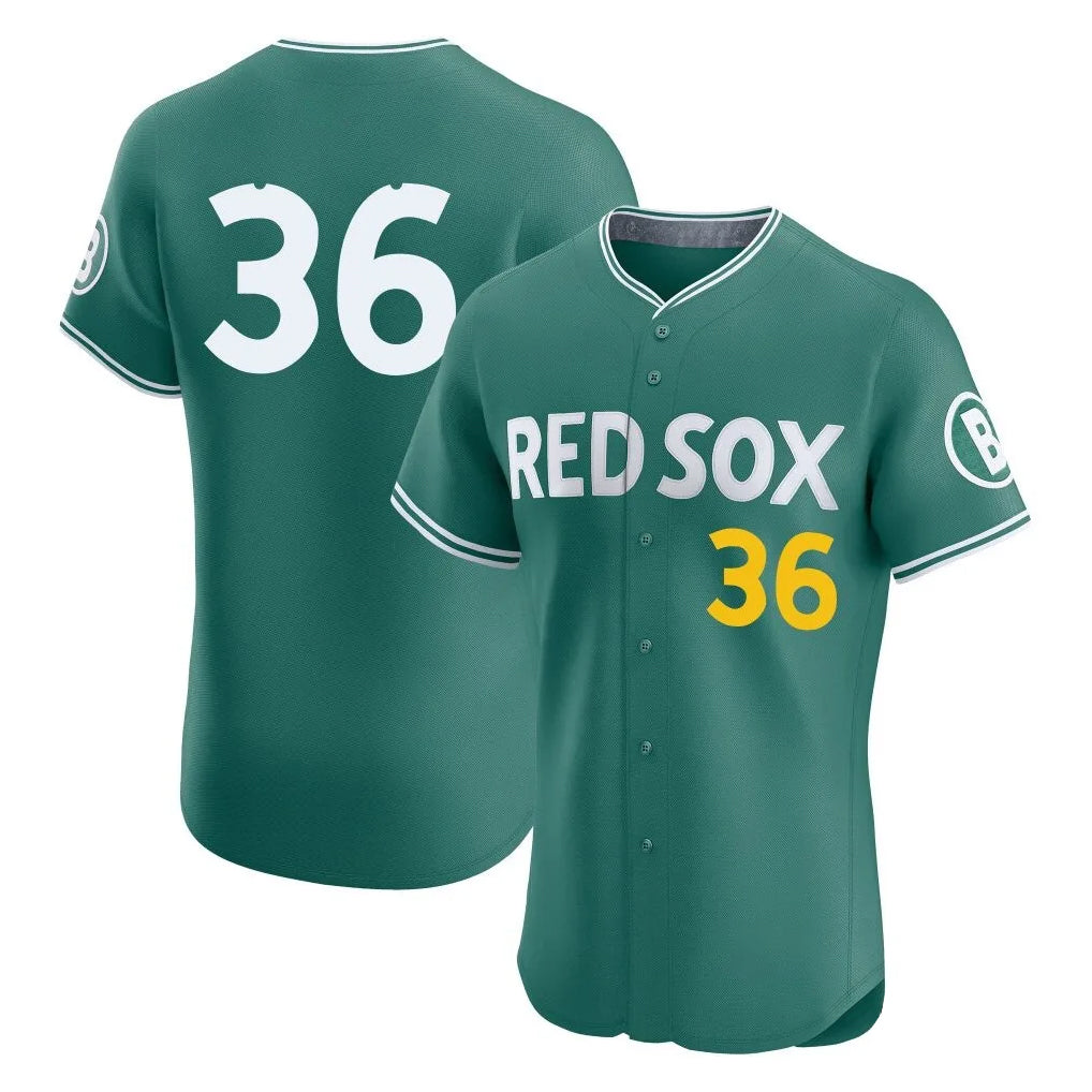 Davalo B.Red Sox #36 Triston Casas Player Green City Connect Limited Elite Home Game Stitched Jersey