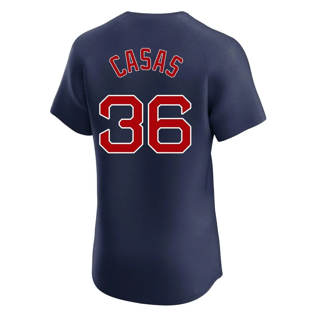 Davalo B.Red Sox #36 Triston Casas Player Navy Limited Elite Home Game Stitched Jerseys