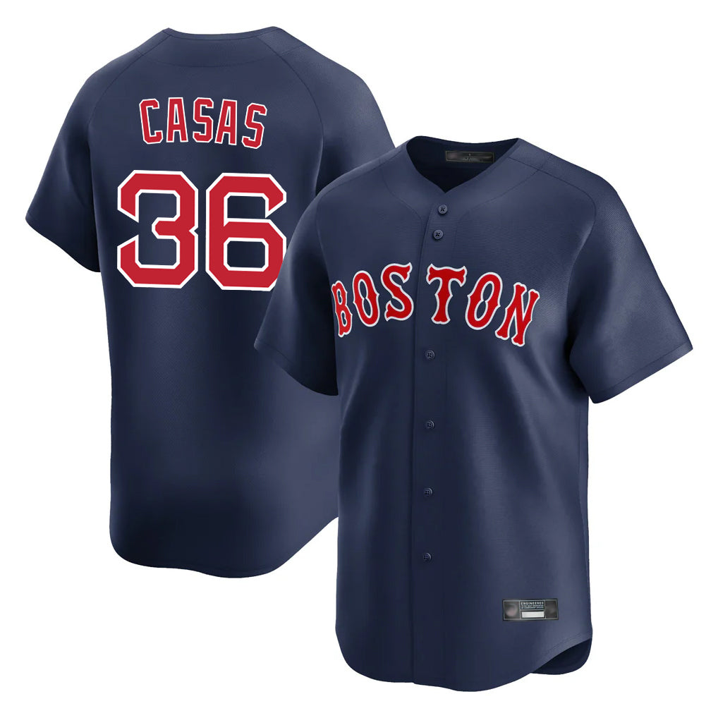 Davalo B.Red Sox #36 Triston Casas Player Navy Limited Home Game Stitched Jersey
