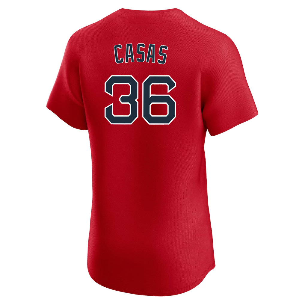 Davalo B.Red Sox #36 Triston Casas Player Red Limited Elite Home Game Stitched Jerseys
