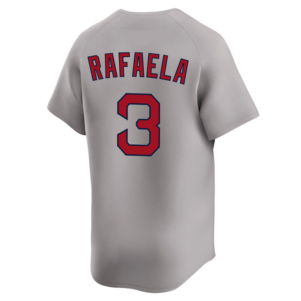 Davalo B.Red Sox #3 Ceddanne Rafaela Player Gray Road Limited Home Game Stitched Jerseys