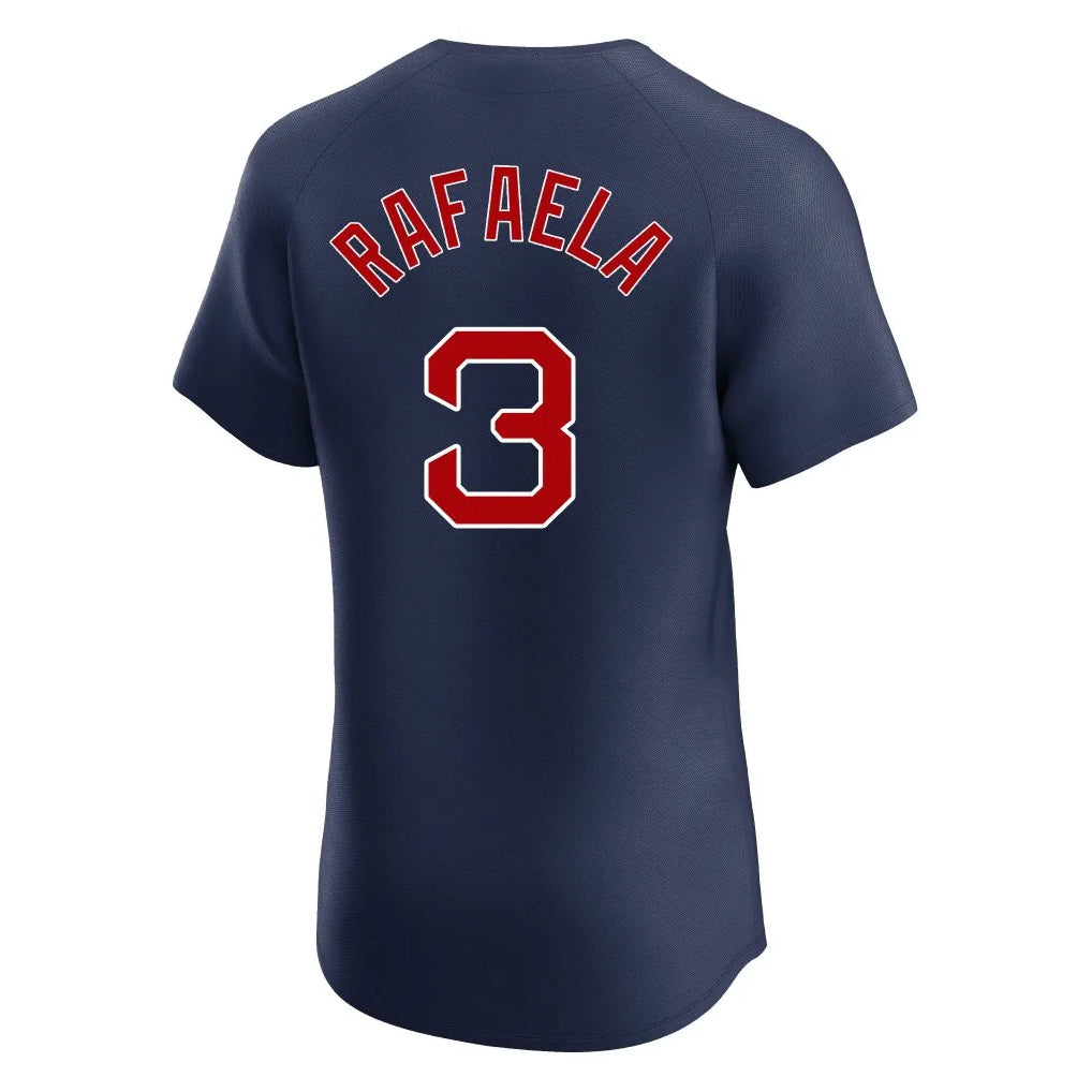 Davalo B.Red Sox #3 Ceddanne Rafaela Player Navy Limited Elite Home Game Stitched Jerseys