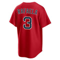 Davalo B.Red Sox #3 Ceddanne Rafaela Player Red Home Game Stitched Jerseys