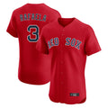 Davalo B.Red Sox #3 Ceddanne Rafaela Player Red Limited Elite Home Game Stitched Jersey