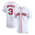 Davalo B.Red Sox #3 Ceddanne Rafaela Player White Limited Elite Home Game Stitched Jersey