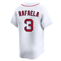 Davalo B.Red Sox #3 Ceddanne Rafaela Player White Limited Home Game Stitched Jerseys