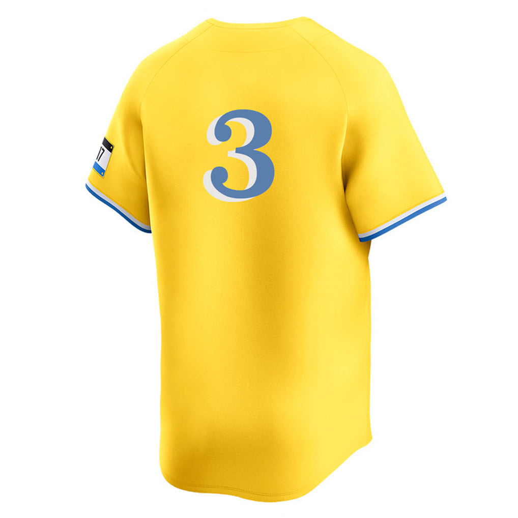 Davalo B.Red Sox #3 Ceddanne Rafaela Player Yellow Limited Home Game Stitched Jerseys
