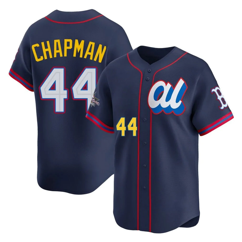 Davalo B.Red Sox #44 Aroldis Chapman Player Navy American League All-Star Edition Game Stitched Jerseys