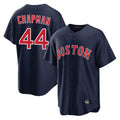 Davalo B.Red Sox #44 Aroldis Chapman Player Navy Home Game Stitched Jerseys