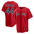 Davalo B.Red Sox #44 Aroldis Chapman Player Red Home Game Stitched Jerseys