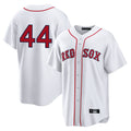 Davalo B.Red Sox #44 Aroldis Chapman Player White Home Game Stitched Jerseys