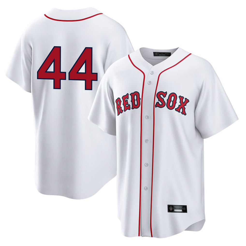 Davalo B.Red Sox #44 Aroldis Chapman Player White Home Game Stitched Jerseys