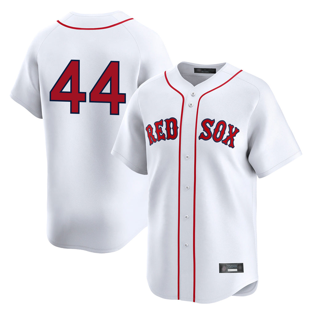 Davalo B.Red Sox #44 Aroldis Chapman Player White Limited Home Game Stitched Jerseys