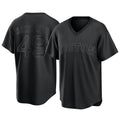 Davalo B.Red Sox #49 Tim Wakefield Player Black T-shirt Home Game Stitched Jerseys