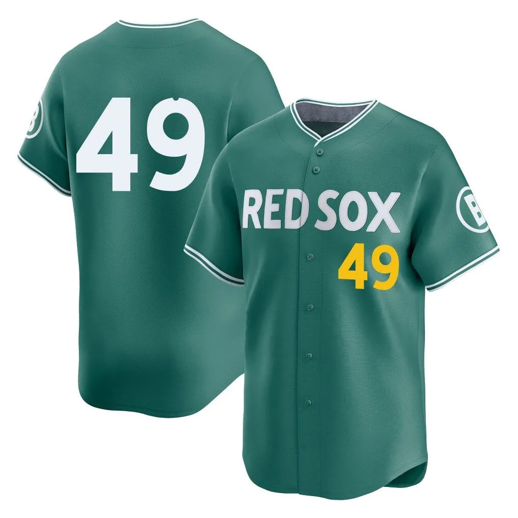 Davalo B.Red Sox #49 Tim Wakefield Player Green City Connect Limited Home Game Stitched Jerseys