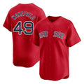 Davalo B.Red Sox #49 Tim Wakefield Player Red Limited Home Game Stitched Jerseys