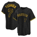 Davalo B.Red Sox #7 Masataka Yoshida Player Black Snake Skin City Home Game Stitched Jerseys