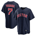 Davalo B.Red Sox #7 Masataka Yoshida Player Navy Home Game Stitched Jersey