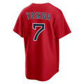 Davalo B.Red Sox #7 Masataka Yoshida Player Red Home Game Stitched Jerseys