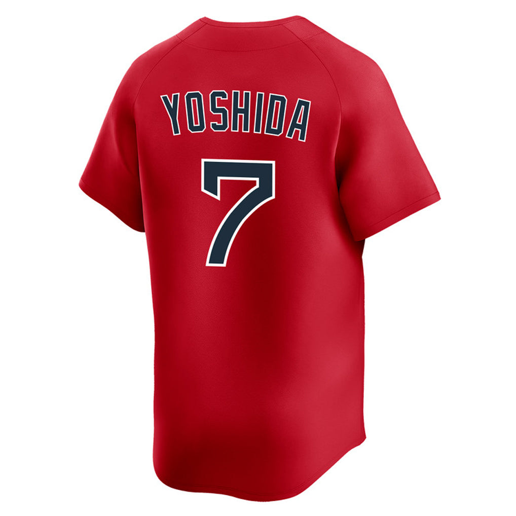 Davalo B.Red Sox #7 Masataka Yoshida Player Red Limited Home Game Stitched Jerseys