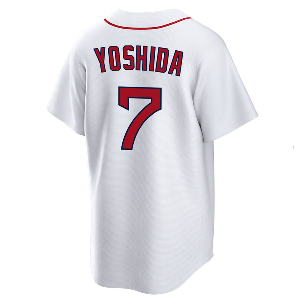 Davalo B.Red Sox #7 Masataka Yoshida Player White Home Game Stitched Jerseys