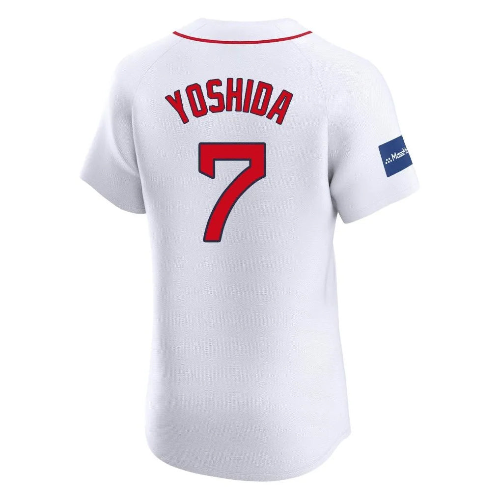 Davalo B.Red Sox #7 Masataka Yoshida Player White Limited Elite Home Game Stitched Jerseys