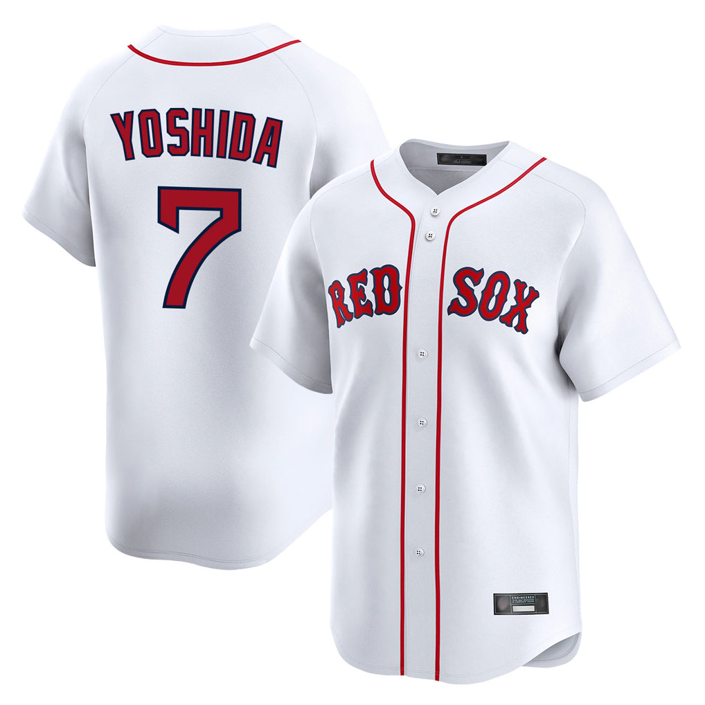 Davalo B.Red Sox #7 Masataka Yoshida Player White Limited Home Game Stitched Jersey