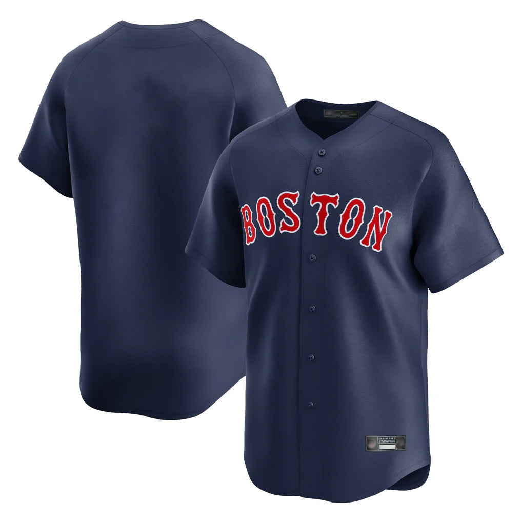 Davalo B.Red Sox Blank Player Navy Limited Home Game Stitched Jerseys