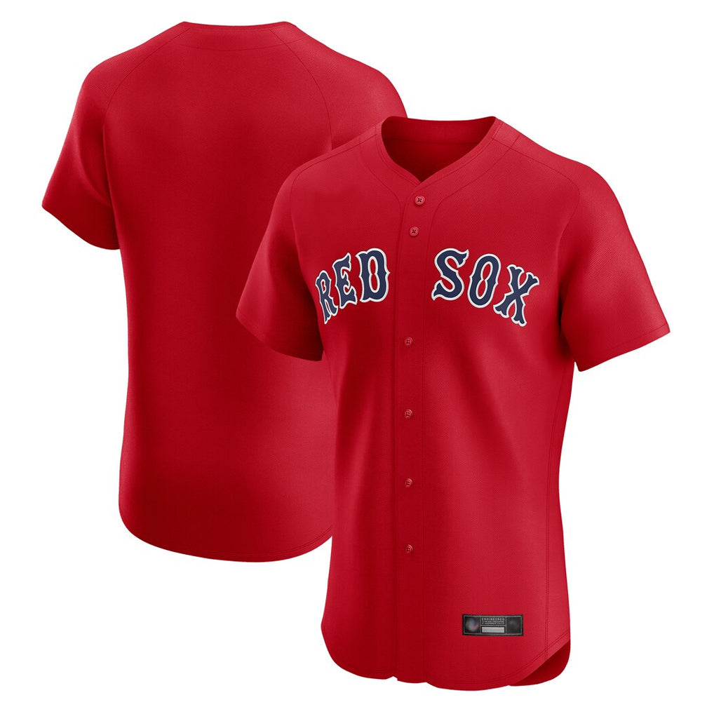 Davalo B.Red Sox Blank Player Red Limited Elite Home Game Stitched Jerseys
