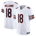 Davalo C.Bears #18 Caleb Williams White Vapor F.U.S.E. Limited Jersey Player Stitched Jerseys