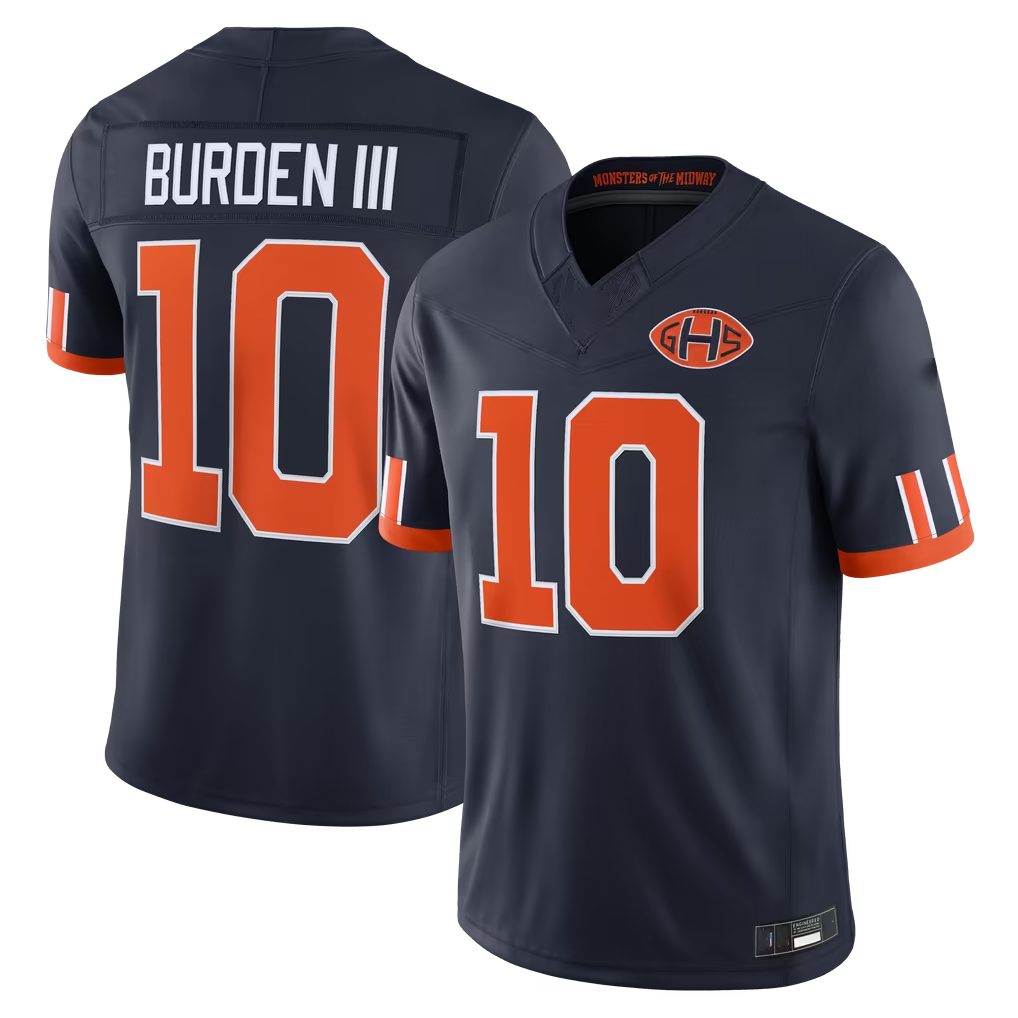 Davalo C.Bears #10 Luther Burden III Navy 2026 Rivalries Collection Limited Stitched Jerseys