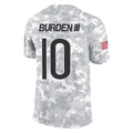 Davalo C.Bears #10 Luther Burden III Player Arctic Camo Salute to Service Limited Stitched Jerseys