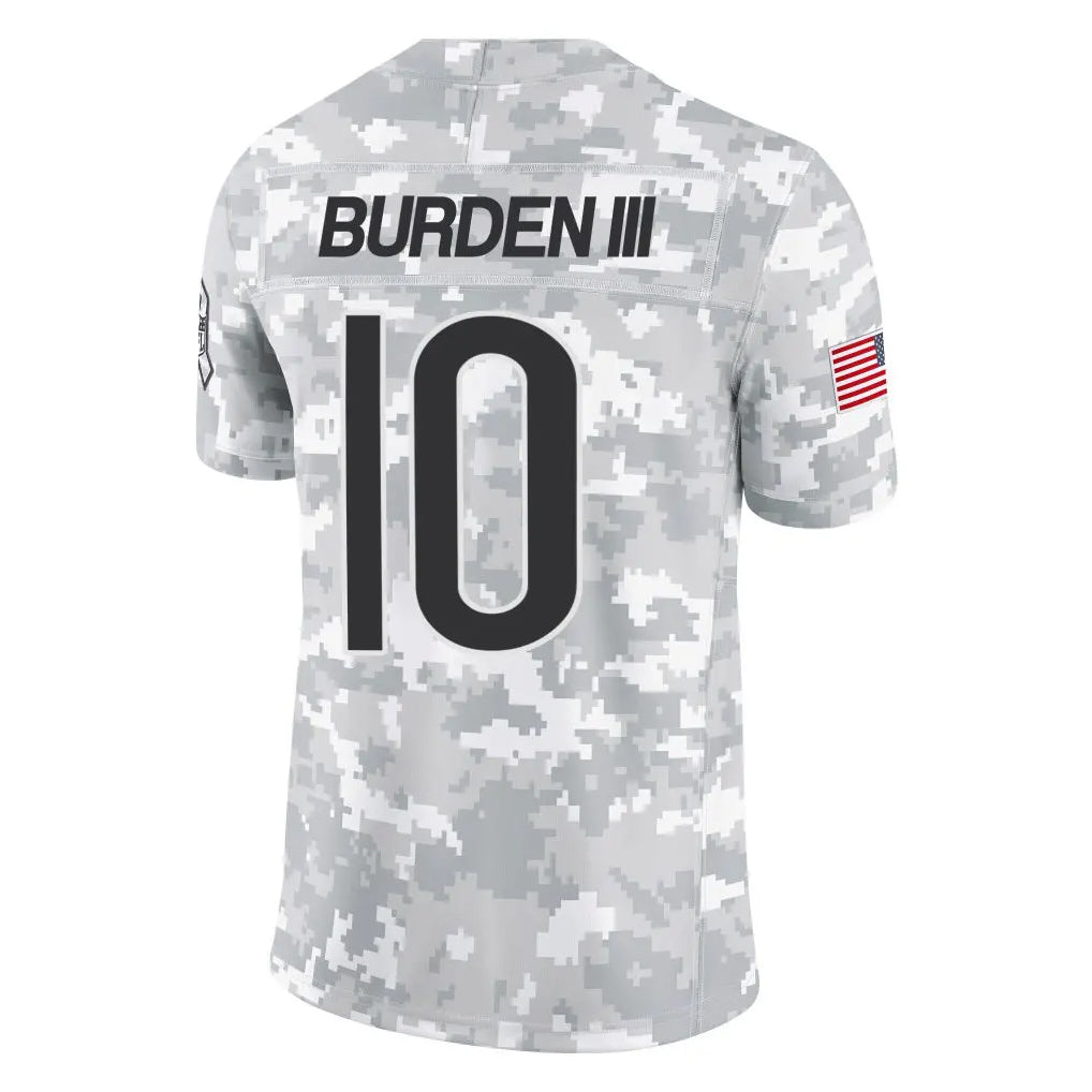 Davalo C.Bears #10 Luther Burden III Player Arctic Camo Salute to Service Limited Stitched Jerseys