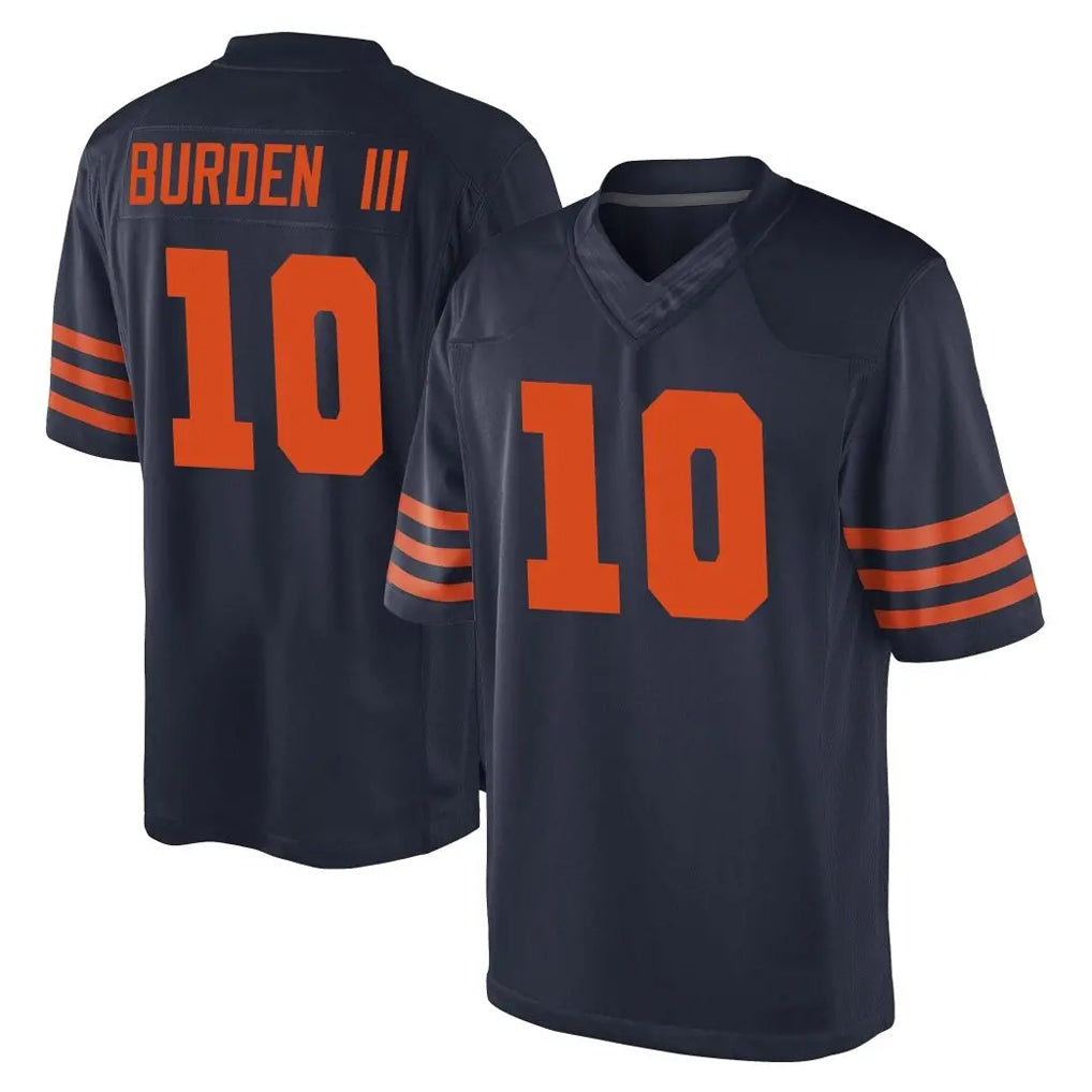 Davalo C.Bears #10 Luther Burden III Player Navy Blue Alternate Game Stitched Jerseys