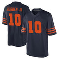 Davalo C.Bears #10 Luther Burden III Player Navy Blue Alternate Game Stitched Jerseys