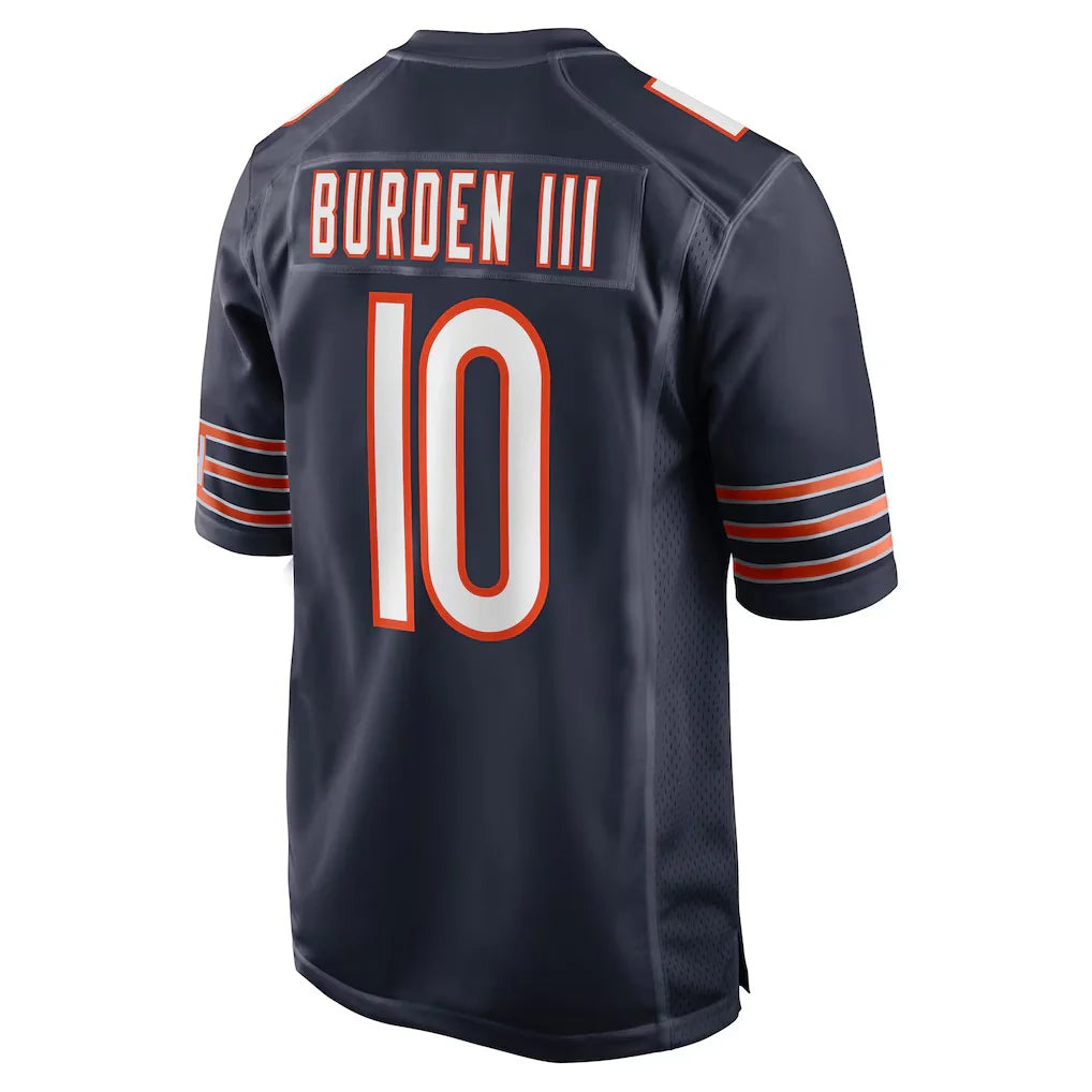 Davalo C.Bears #10 Luther Burden III Player Navy Home Game Stitched Jerseys