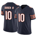 Davalo C.Bears #10 Luther Burden III Player Navy Vapor F.U.S.E. Limited Home Game Stitched Jerseys
