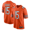 Davalo C.Bears #15 Rome Odunze Orange Player Game Stitched Jerseys