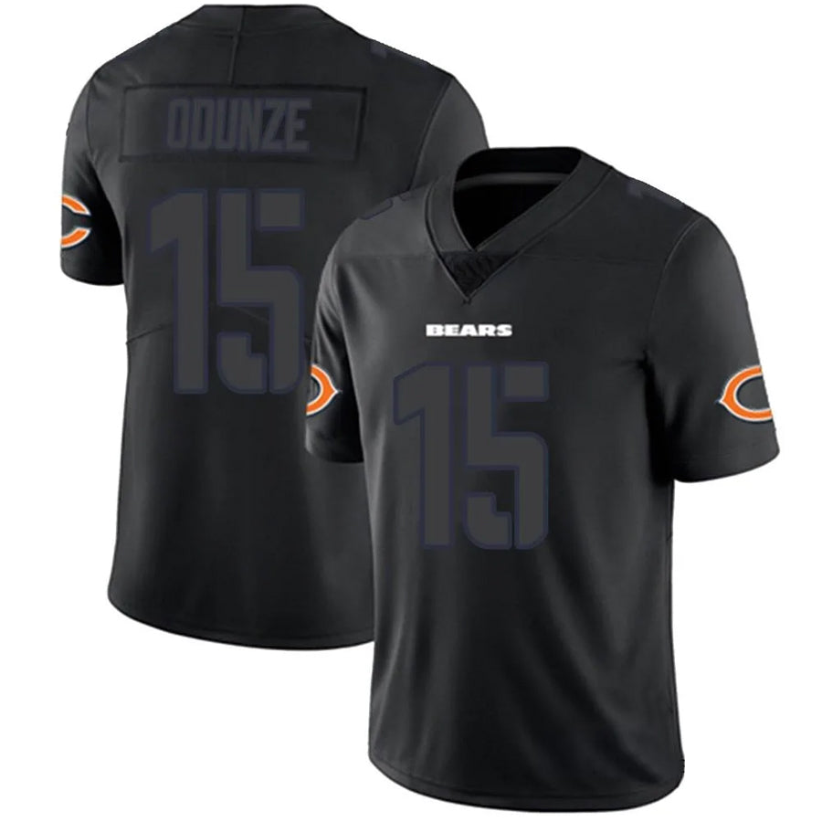 Davalo C.Bears #15 Rome Odunze Player Legend Limited Black Game Stitched Jerseys