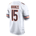 Davalo C.Bears #15 Rome Odunze Player White Home Game Stitched Jerseys