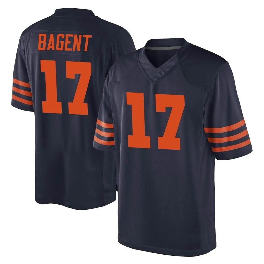 Davalo C.Bears #17 Tyson Bagent Player Navy Blue Alternate Game Stitched Jerseys