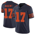 Davalo C.Bears #17 Tyson Bagent Player Navy Blue Alternate Vapor Untouchable Limited Stitched Jerseys