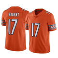 Davalo C.Bears #17 Tyson Bagent Player Orange Alternate Vapor Limited Home Game Stitched Jerseys