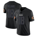 Davalo C.Bears #18 Caleb Williams Player Black Impact Limited Game Stitched Jerseys