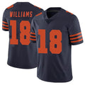 Davalo C.Bears #18 Caleb Williams Player Navy Blue Alternate Vapor Untouchable Limited Stitched Jerseys