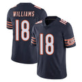 Davalo C.Bears #18 Caleb Williams Player Navy Vapor Untouchable Limited Home Game Stitched Jerseys
